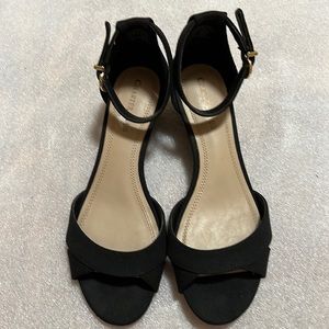 CHARTER CLUB SANDAL BLK 6M Like New